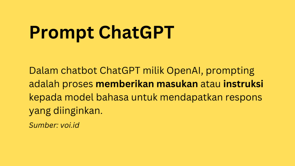pengertian prompt chatGPT