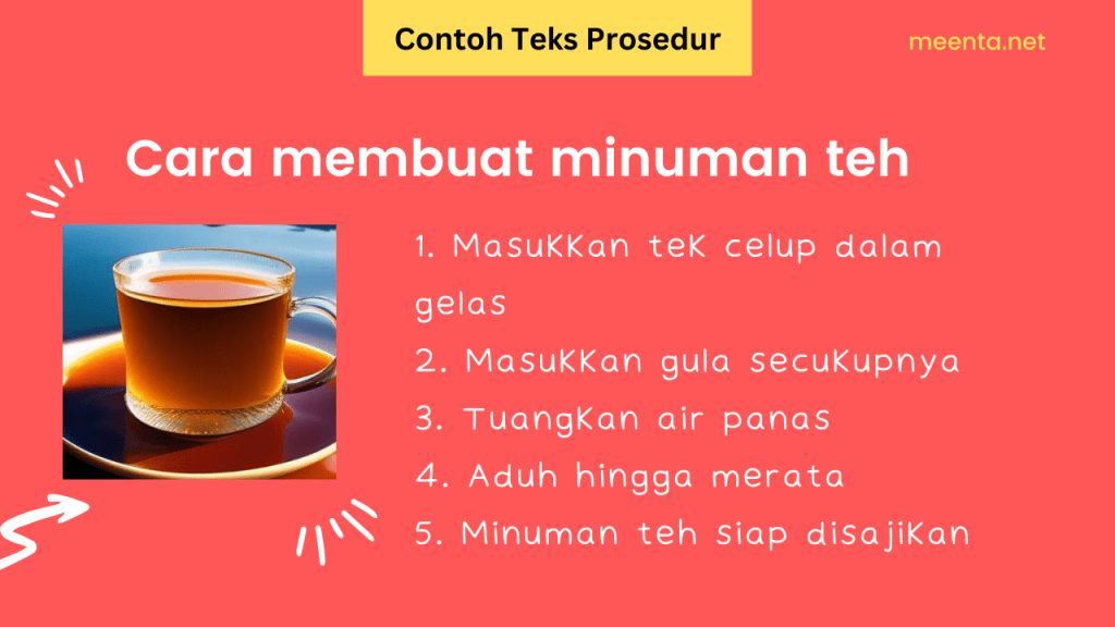 teks prosedur cara membuat teh